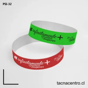 Pulseras de tyvek