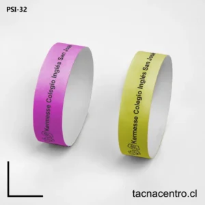 Pulseras de tyvek