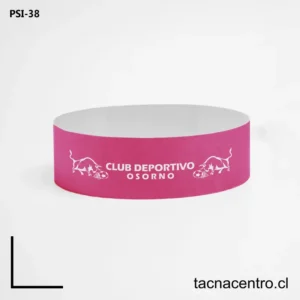 Pulseras tyvek impresas
