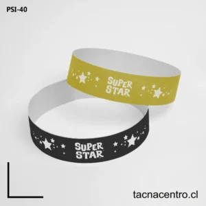 Pulseras de identificacion tyvek