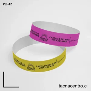 Pulseras tyvek para eventos en Viña del mar