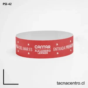 Pulseras tyvek para eventos en Viña del mar