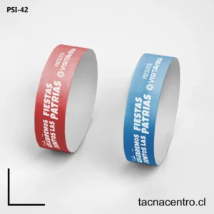Pulseras tyvek para eventos en Viña del mar