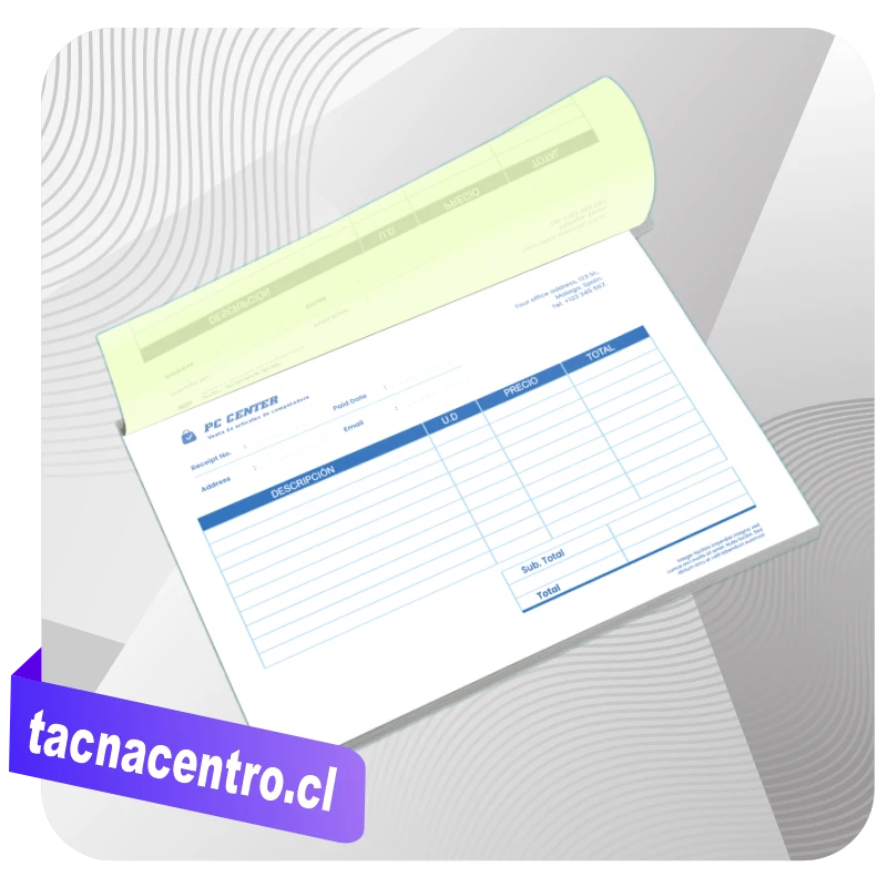 talonarios autocopiativos con impresion personalizada chile