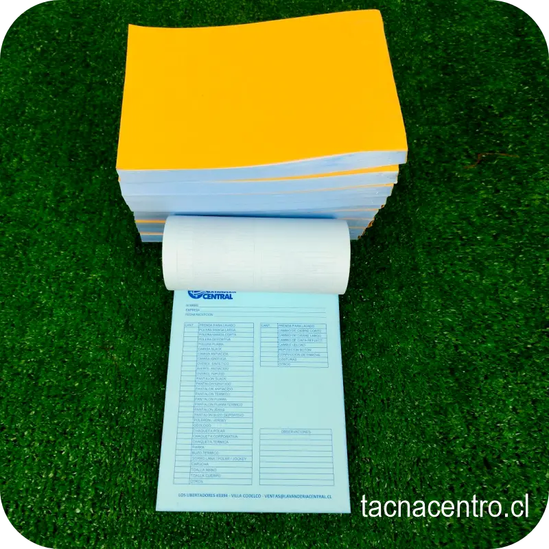 talonarios autocopiativos prepicados chile