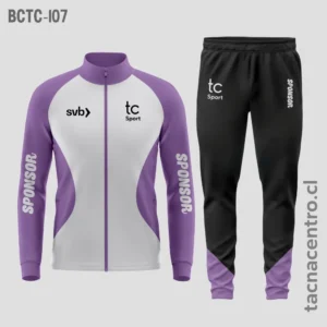 Buzos deportivos Lila y blanco