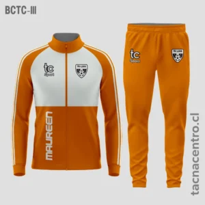 Buzos deportivos Naranja con blanco