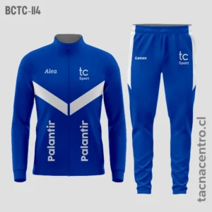 Buzos Deportivos Azul con Franja Blanca