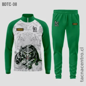 Buzos deportivos verde con blanco