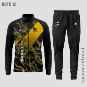 Buzos deportivos Negro y amarillo