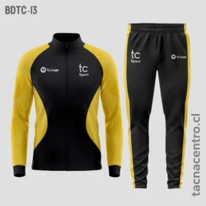 Buzos deportivos blanco y amarillo