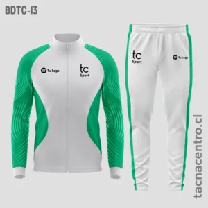 Buzos deportivos Blanco con verde