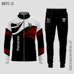 Buzos deportivos negro con blanco