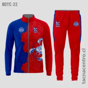 Buzos deportivos Rojo y azul