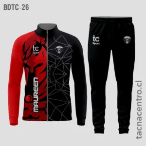 Buzos deportivos Rojo y negro