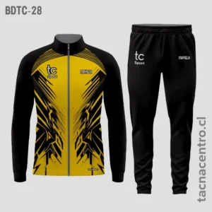 Buzos deportivos amarillo y negro