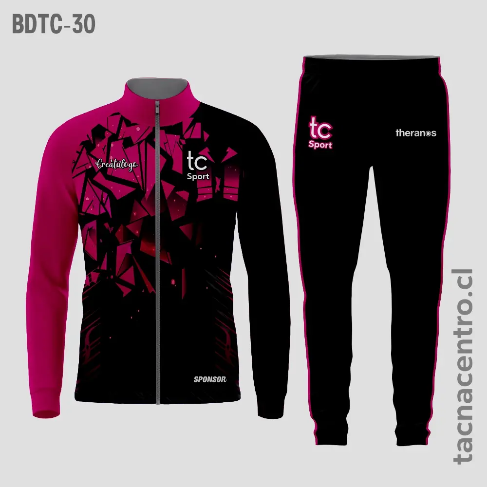 Buzos deportivos Rosado y negro