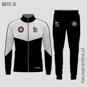 Buzos deportivos blanco y negro