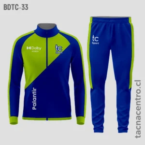 Buzos deportivos Azul con verde