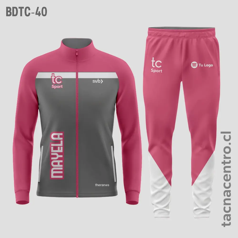 Buzos deportivos Rosado con plomo