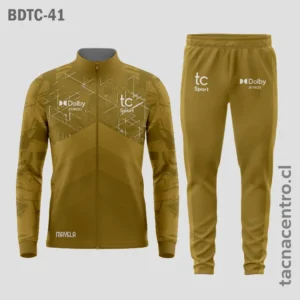 Buzos deportivos dorado