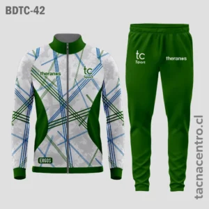 Buzos deportivos verde con rayas