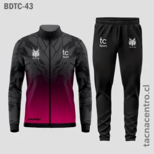 Buzos deportivos Negro con rosado