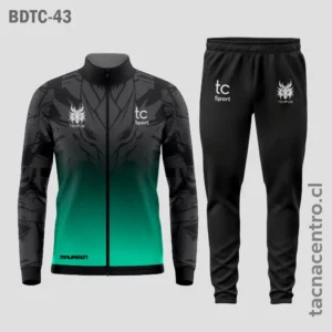 Buzos deportivos Negro con verde