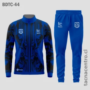 Buzos deportivos azul y negro