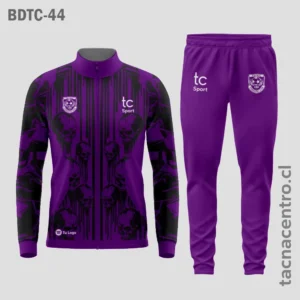 Buzos deportivos Morado y negro