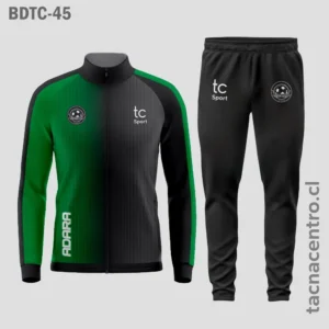 Buzos deportivos verde con negro