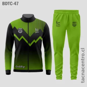 Buzos deportivos verde con negro