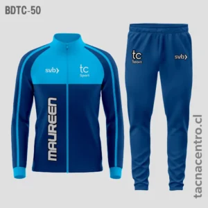 Buzos deportivos celeste y azul