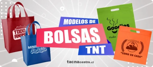modelos de bolsas tnt personalizadas y estampadas chile