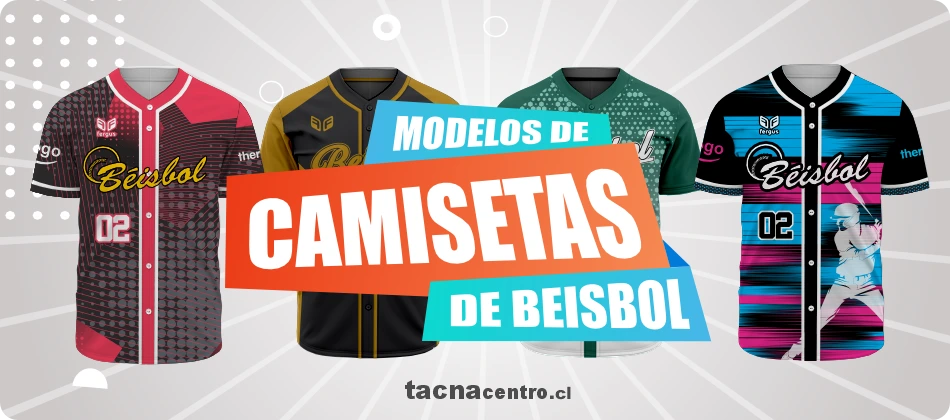 Modelos de Camisetas de Béisbol 1 Modelos de Camisetas de Béisbol personalizadas y sublimadas chile