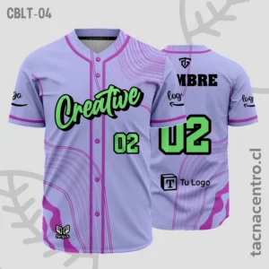 Modelos de Camisetas de Béisbol 22 Camisetas de Beisbol Lila