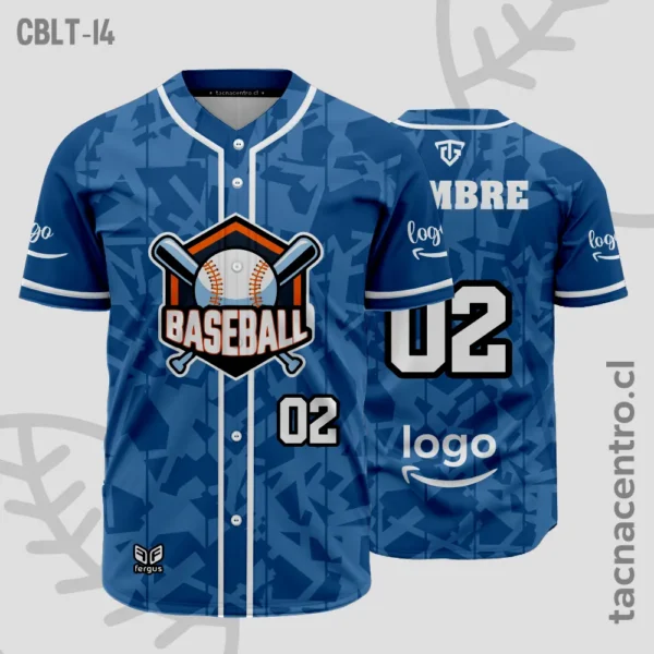 Camisetas de Beisbol azul