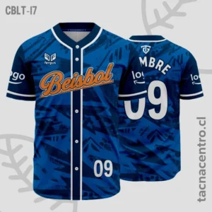 Camisetas de Beisbol azul
