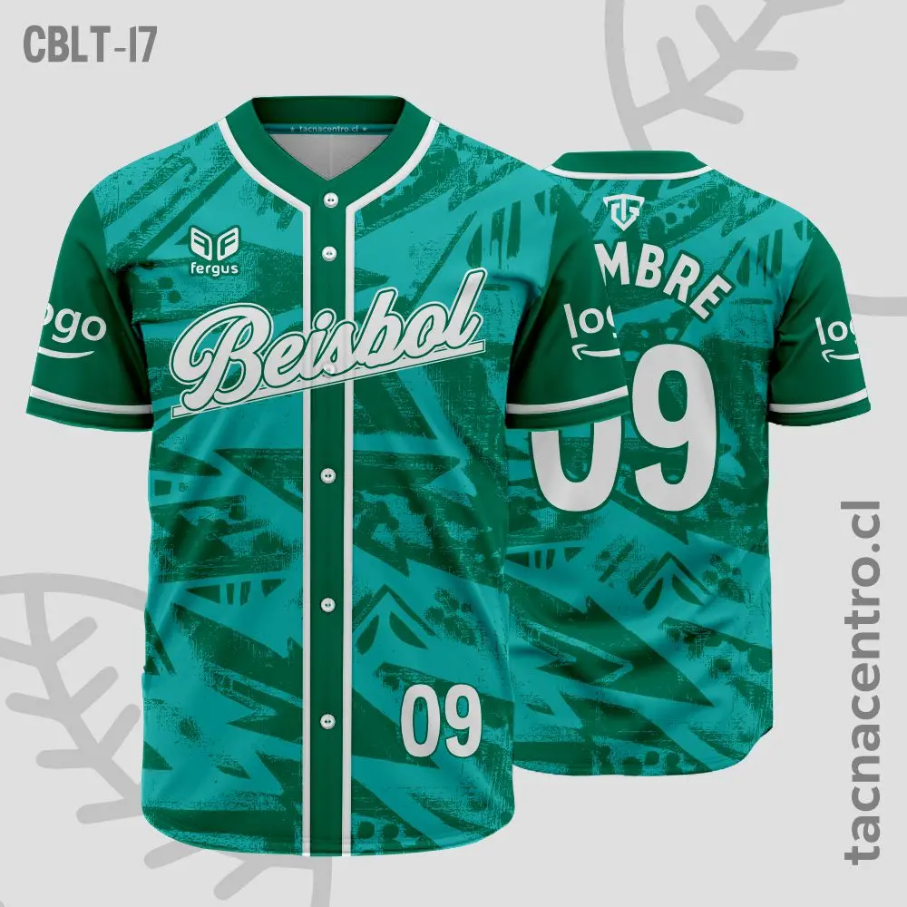 Camisetas de Beisbol Verde