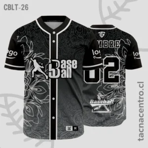 Camisetas de Beisbol negro