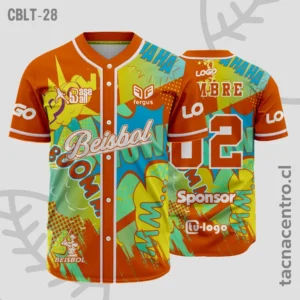 Modelos de Camisetas de Béisbol 29 Camisetas de Beisbol Naranja comic