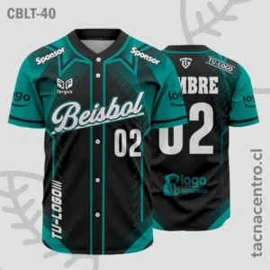 Camisetas de Beisbol verde y negro