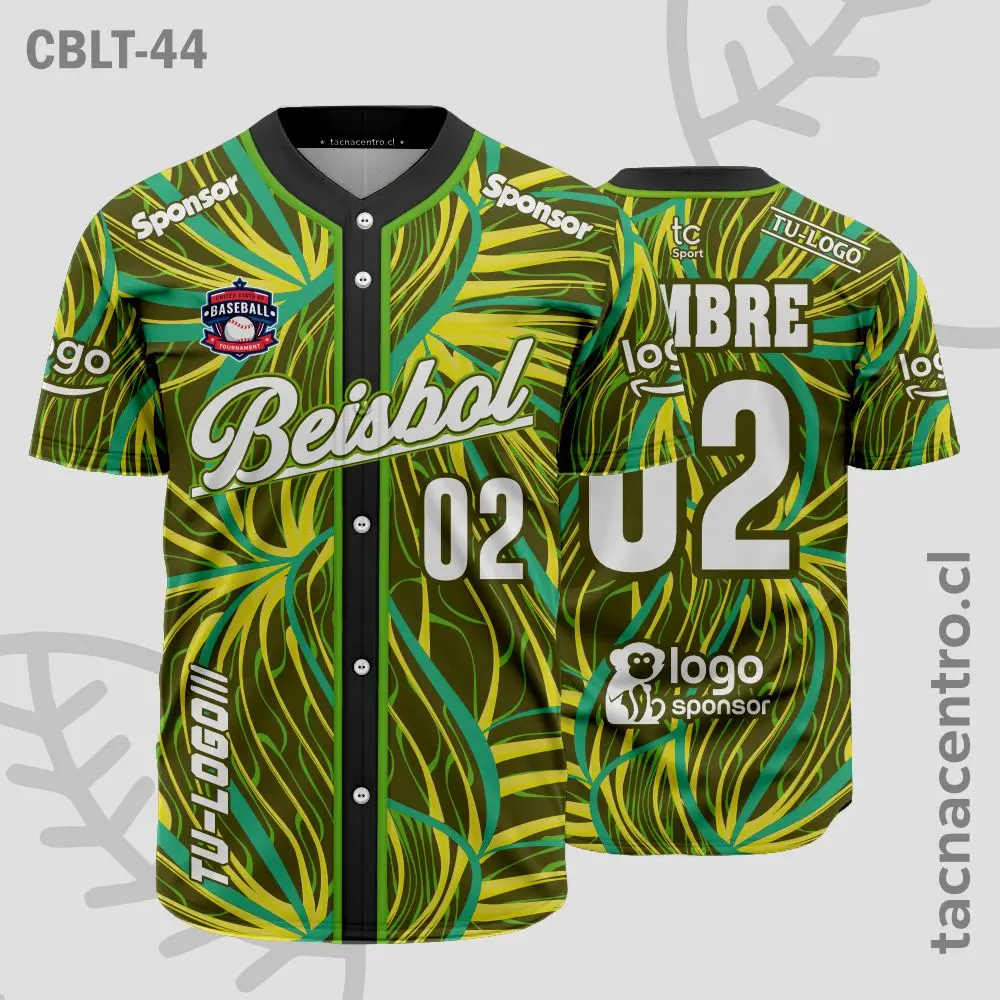 Camisetas de Beisbol Multicolor