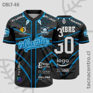 Modelos de Camisetas de Béisbol 35 Camisetas de Beisbol Negro con lineas
