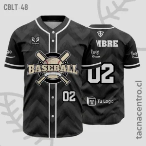 Camisetas de Beisbol negro