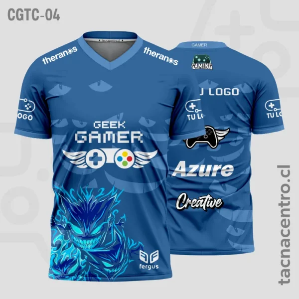 Camisetas Gamer Negro 2 Camisetas Gamer azul
