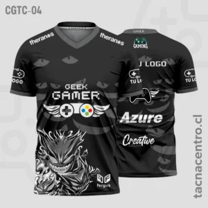 Camisetas Gamer Negro
