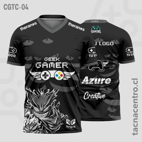 Camisetas Gamer Negro 1 Camisetas Gamer Negro