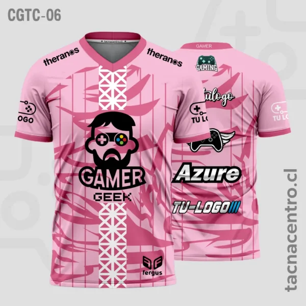 Camisetas Gamer Rosado 1 Camisetas Gamer Rosado
