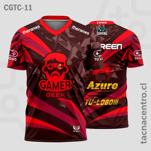 Camisetas Gamer Rojo 1 Camisetas Gamer Rojo
